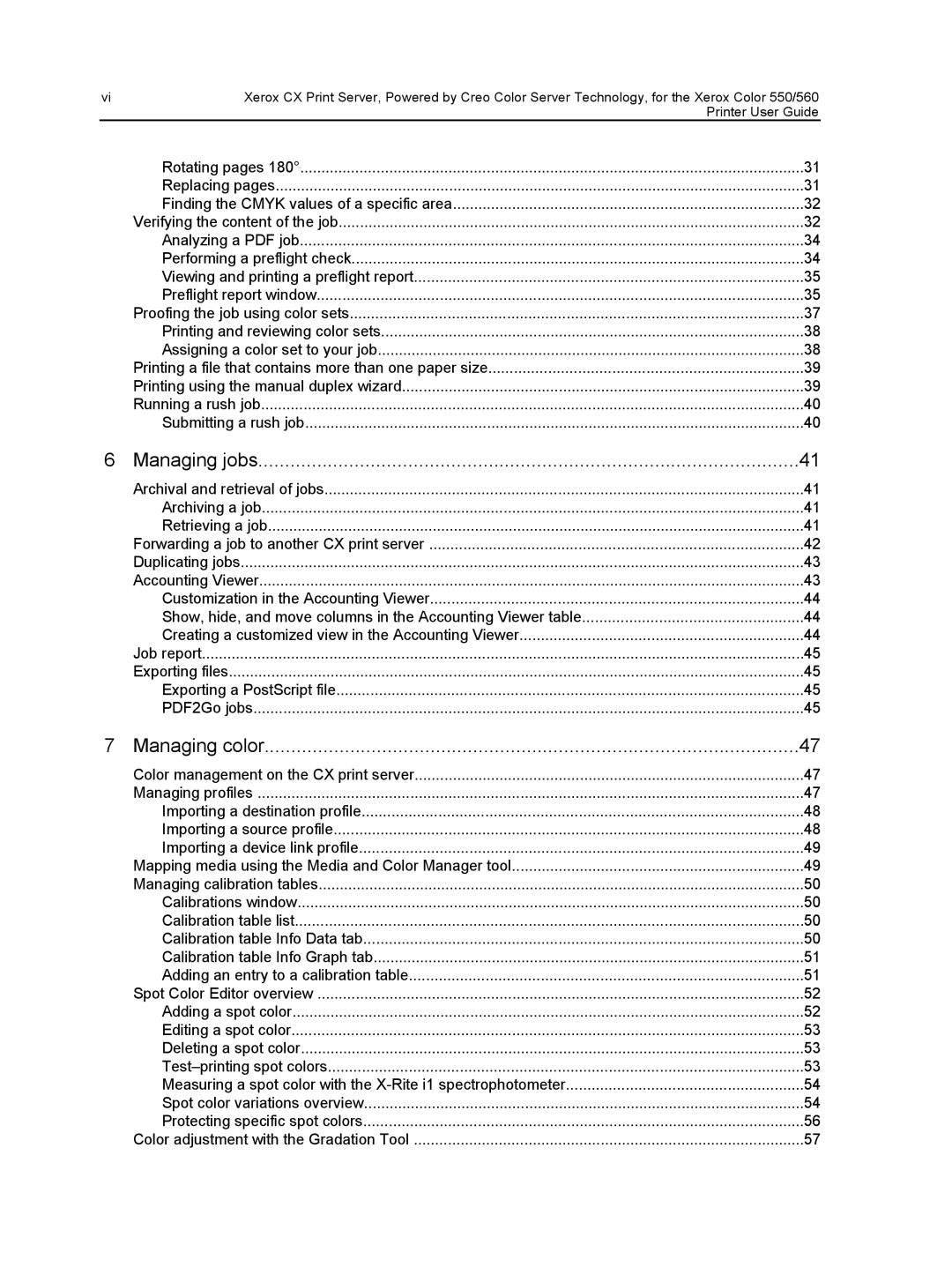 Xerox 560, 550 manual Rotating pages Replacing pages 