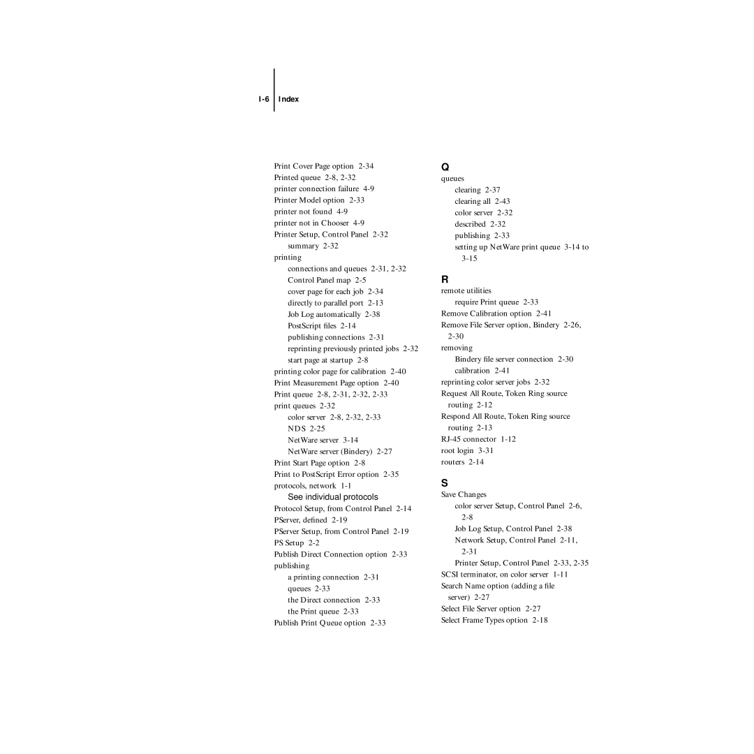 Xerox 5750 manual See individual protocols 