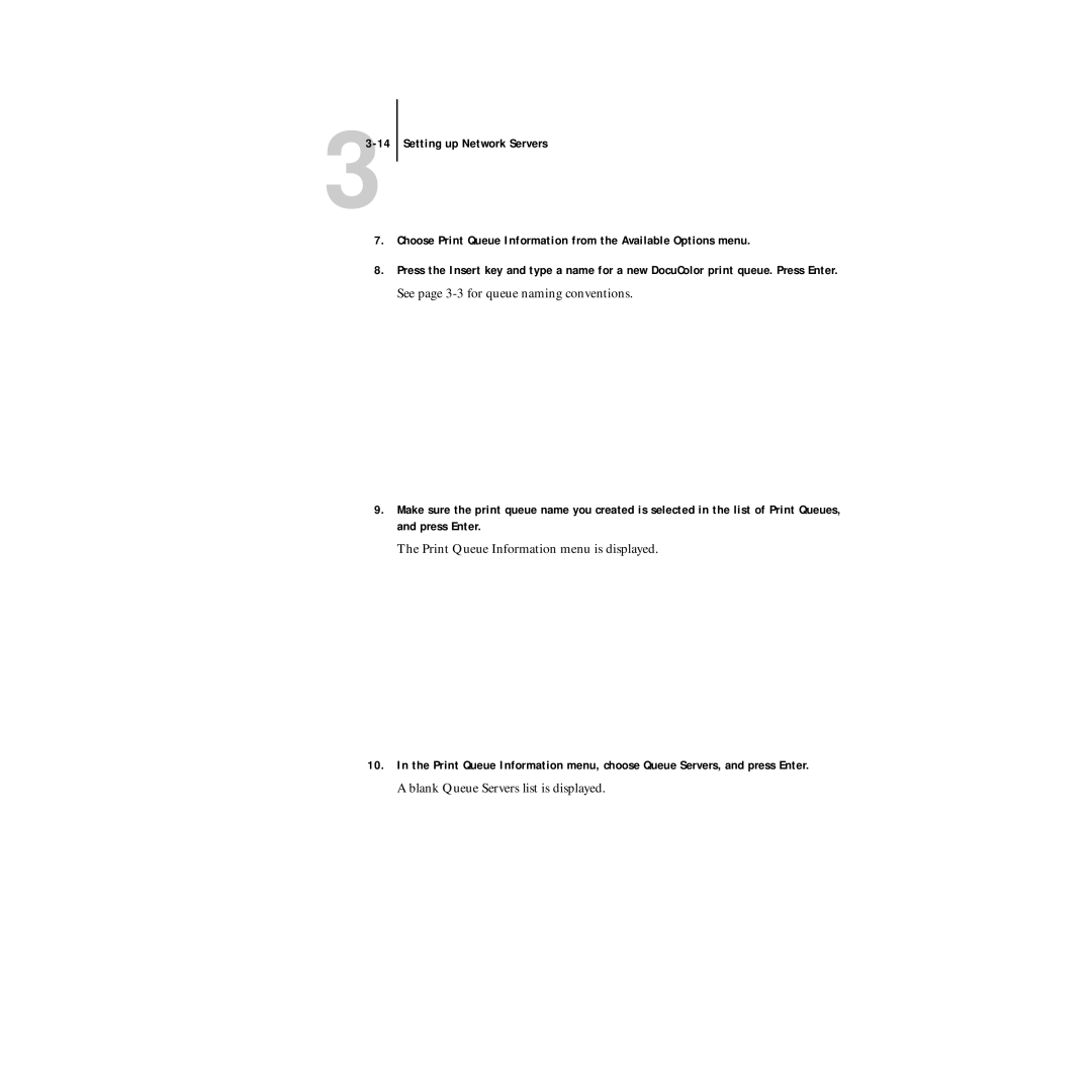 Xerox 5750 manual Print Queue Information menu is displayed 