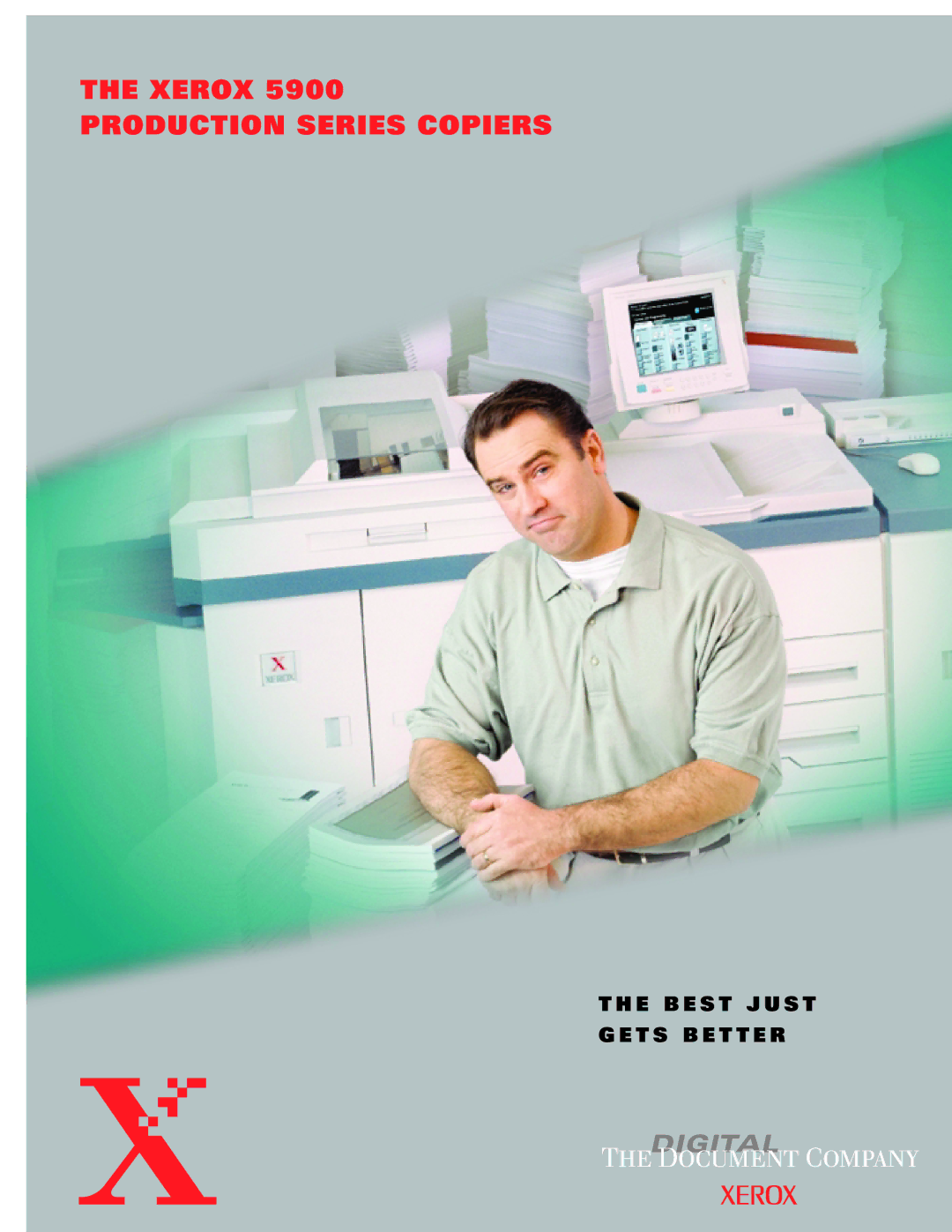 Xerox 5900 manual Xerox Production Series Copiers 