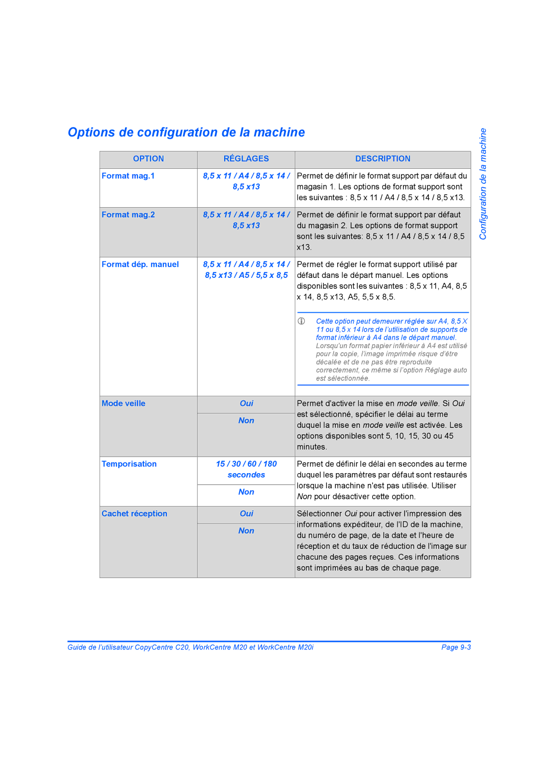 Xerox 604E07780 manual Les suivantes 8,5 x 11 / A4 / 8,5 x 14 / 8,5 