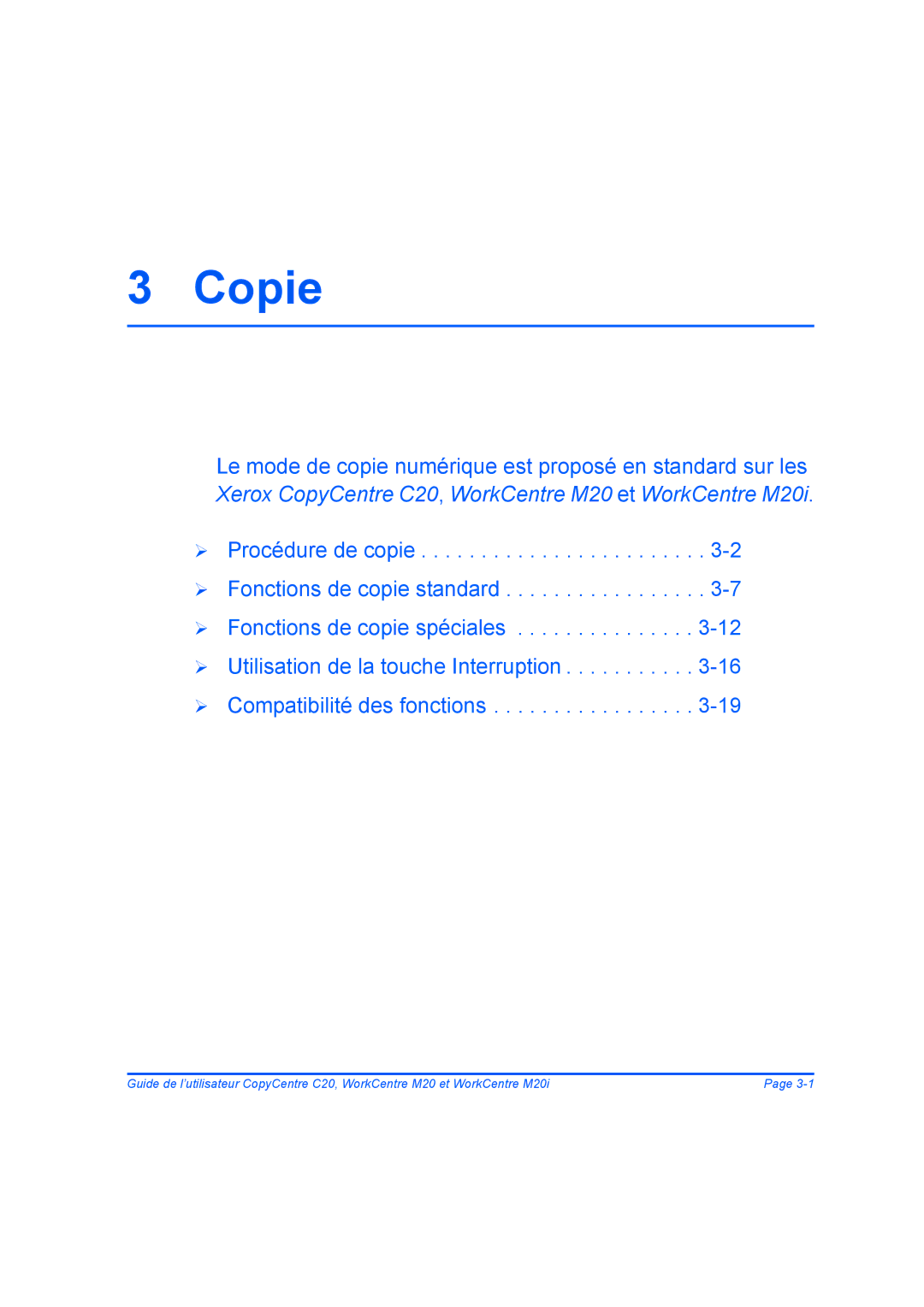 Xerox 604E07780 manual Copie 