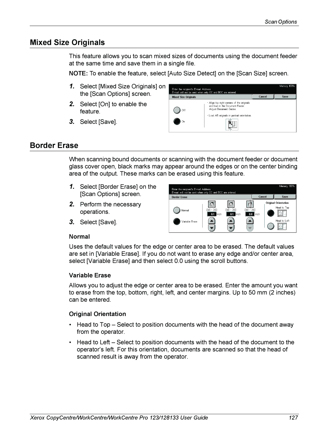 Xerox 604P18057 manual Mixed Size Originals 