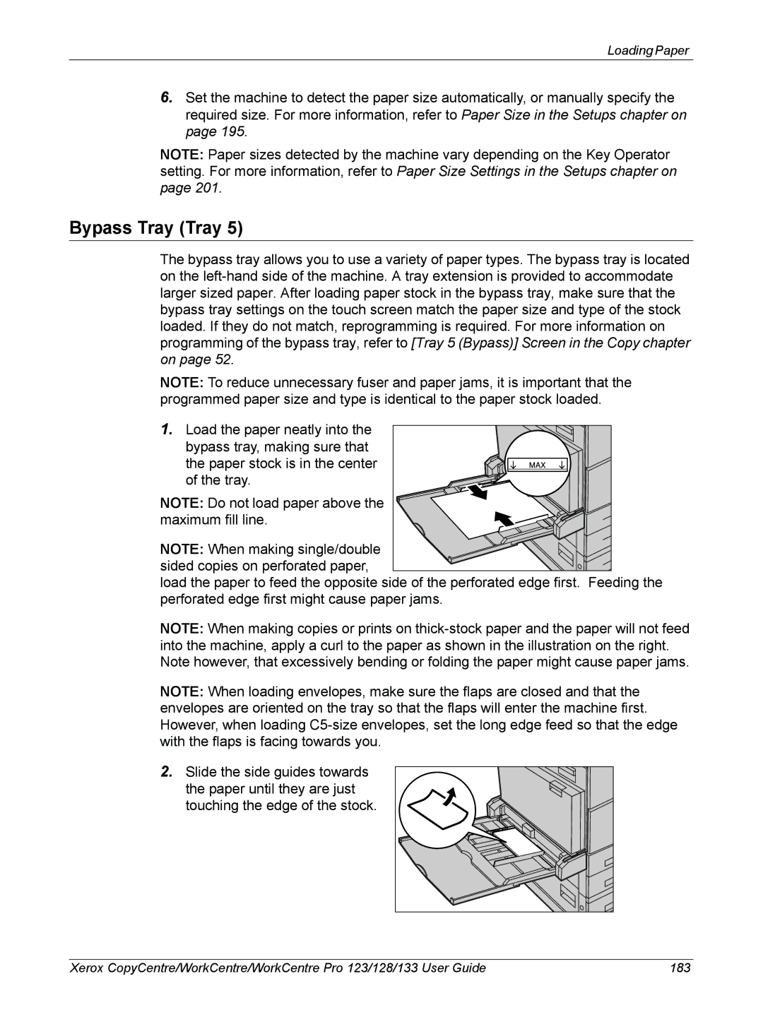 Xerox 604P18057 manual Bypass Tray Tray 