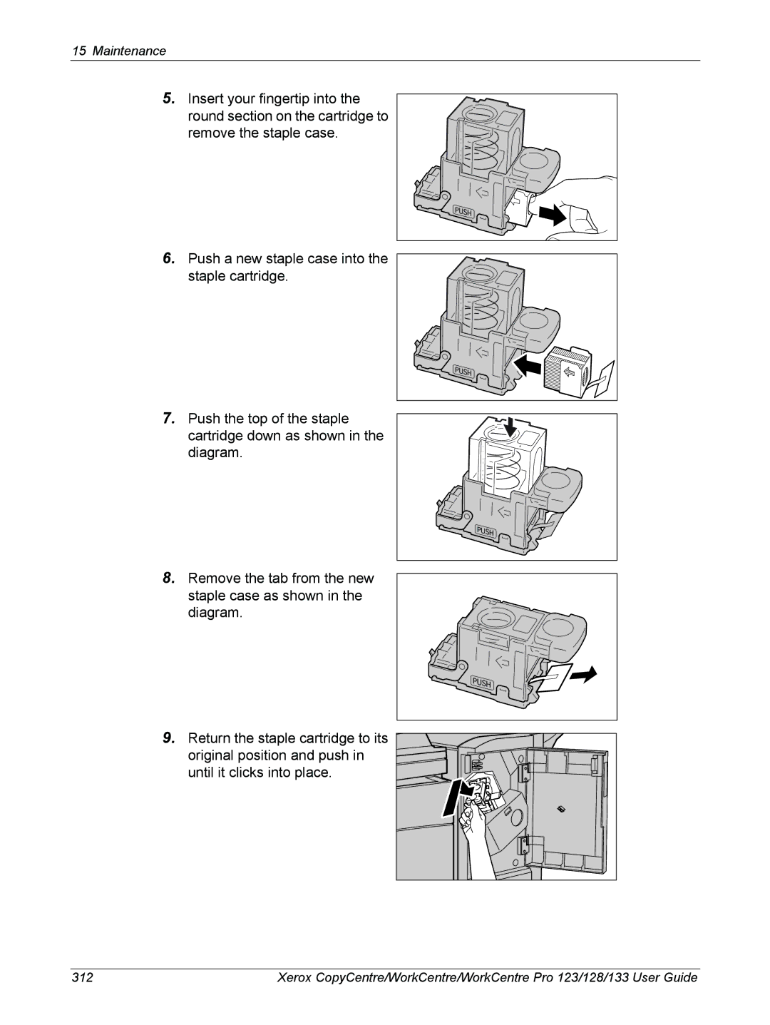 Xerox 604P18057 manual Maintenance 