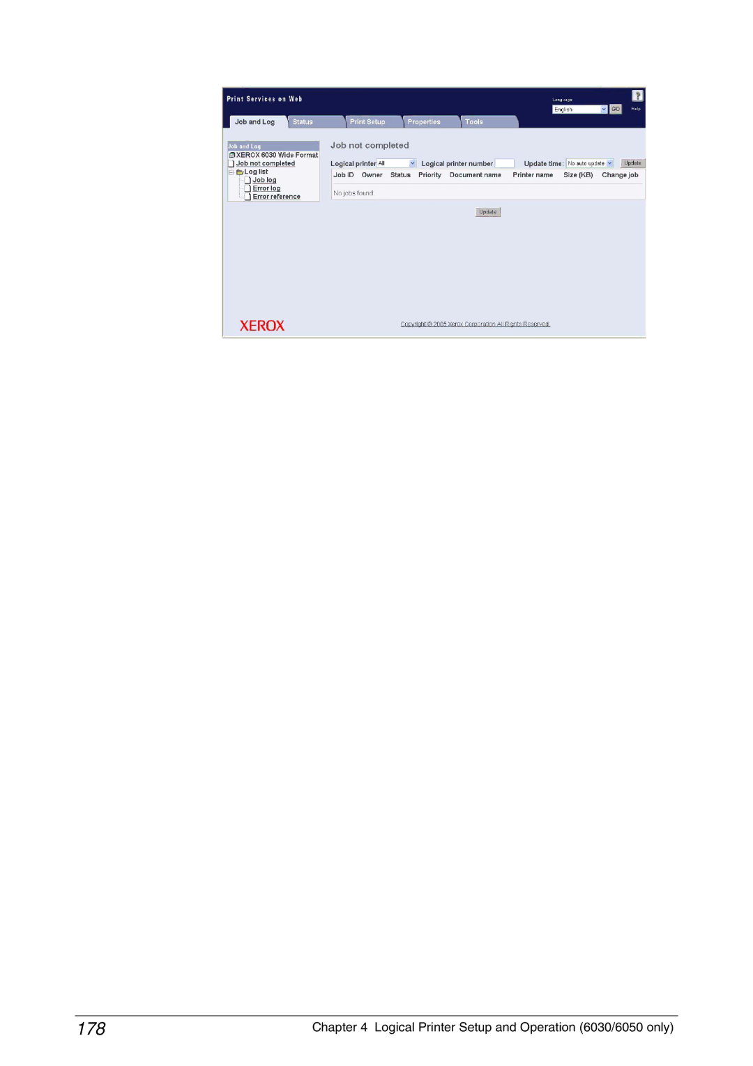 Xerox 6030, 6050A manual 178 