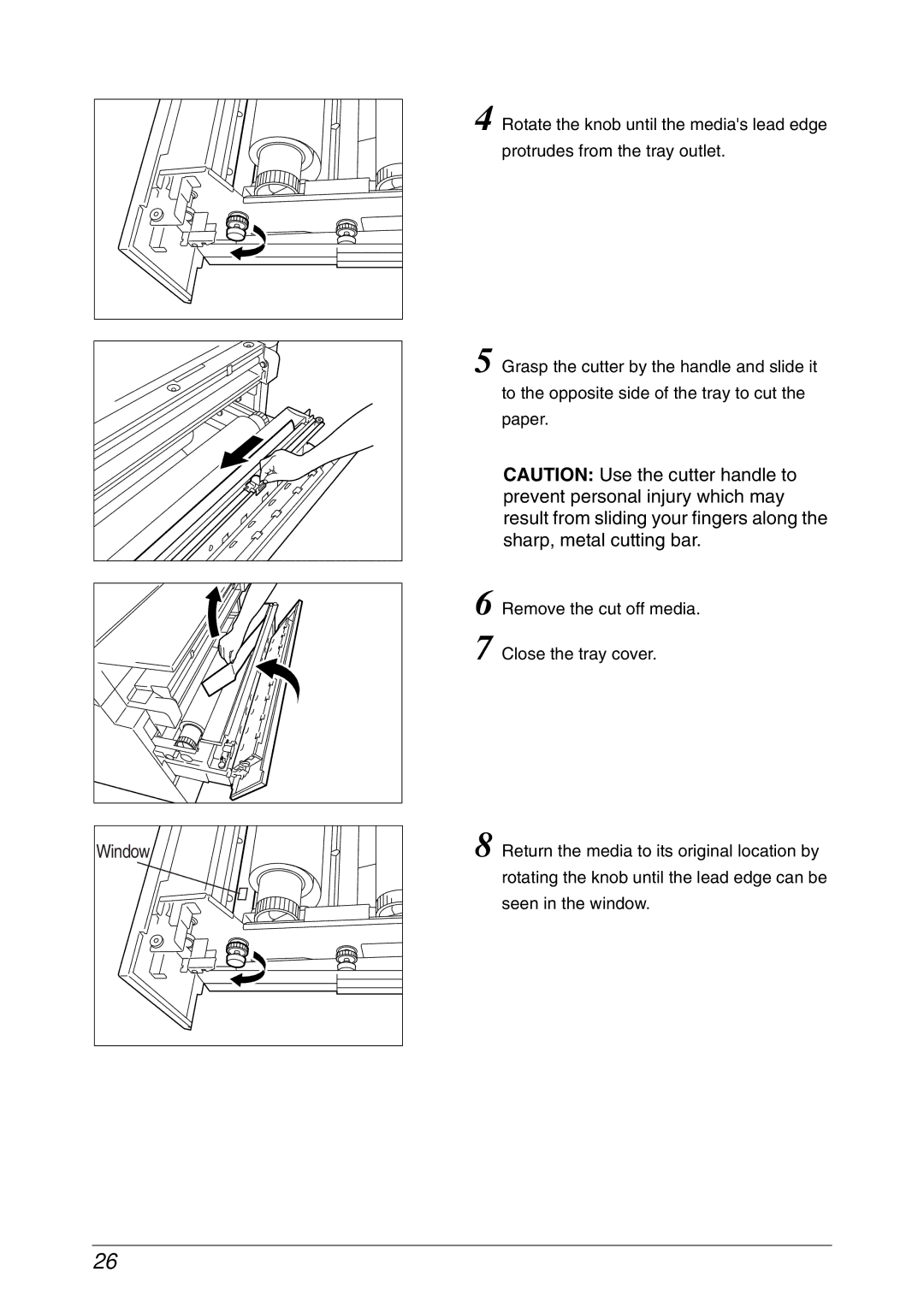 Xerox 6050A, 6030 manual Window 