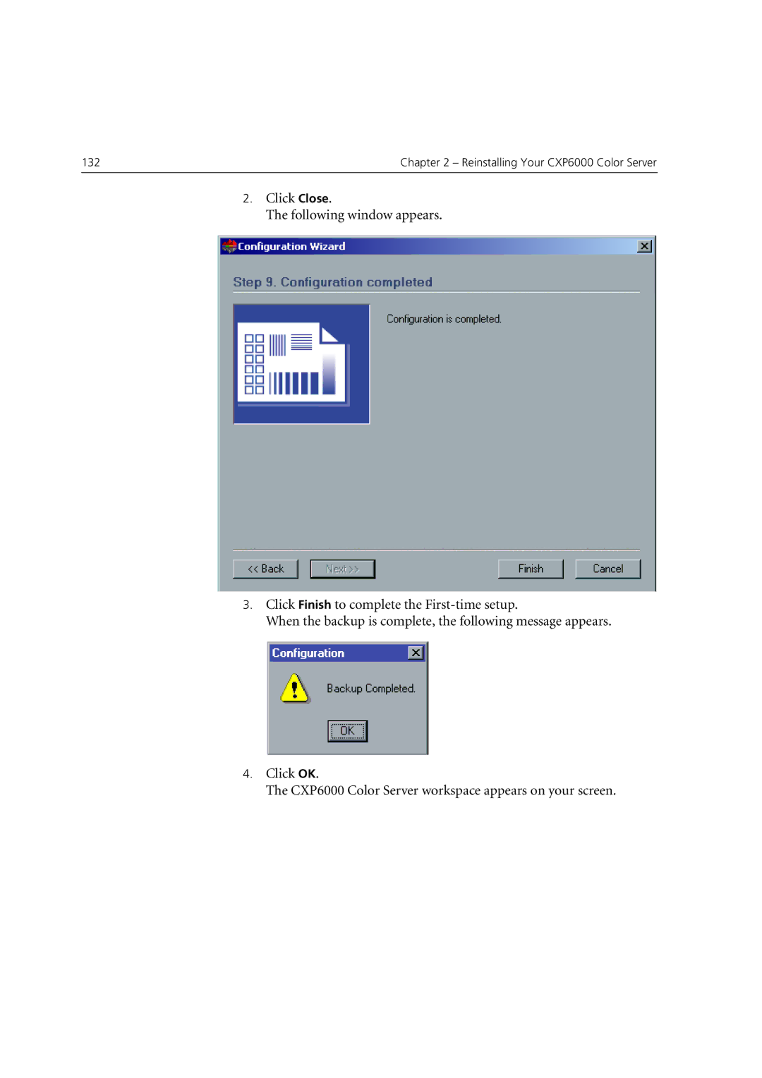 Xerox 6060 manual Reinstalling Your CXP6000 Color Server 