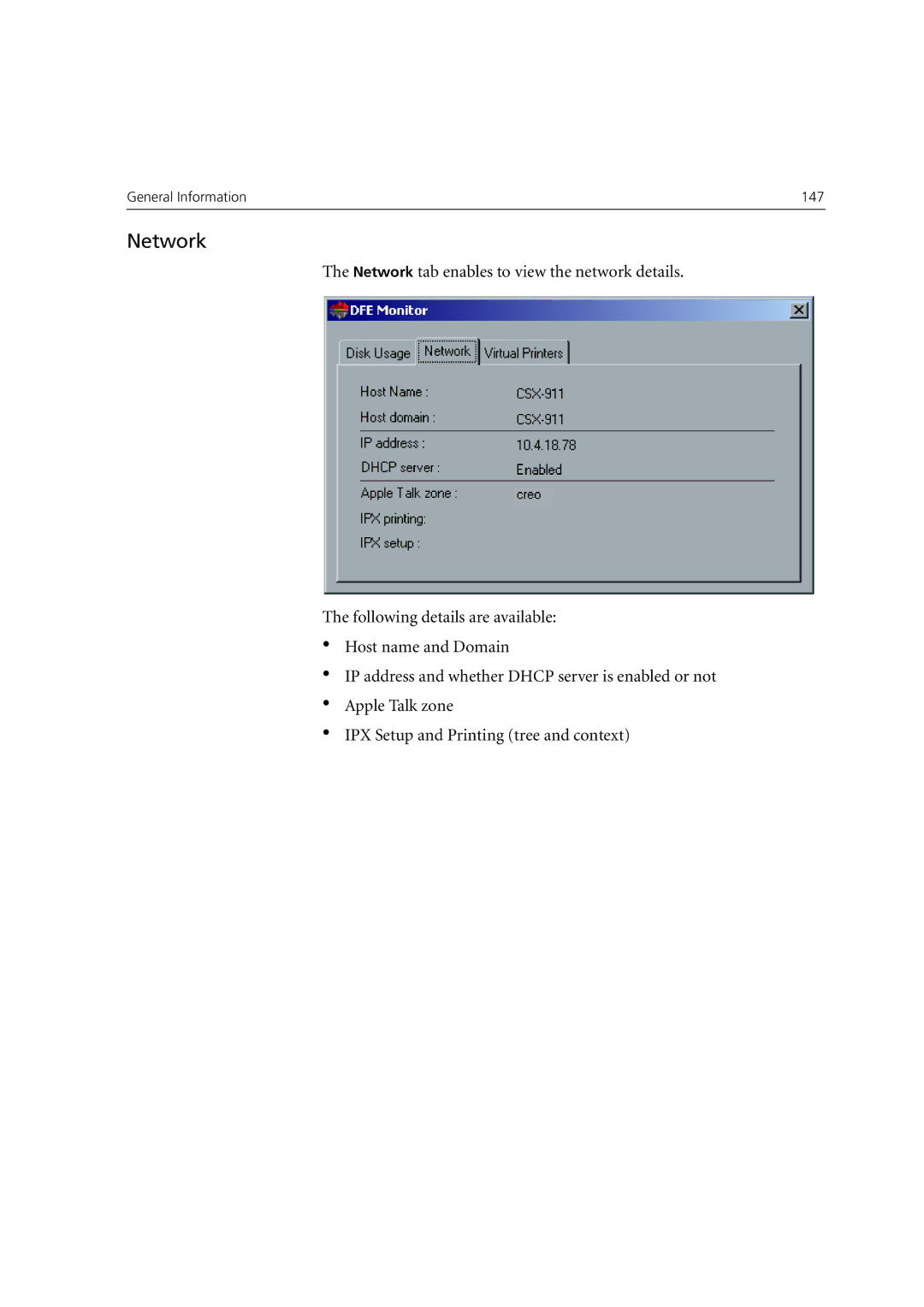 Xerox 6060 manual Network 