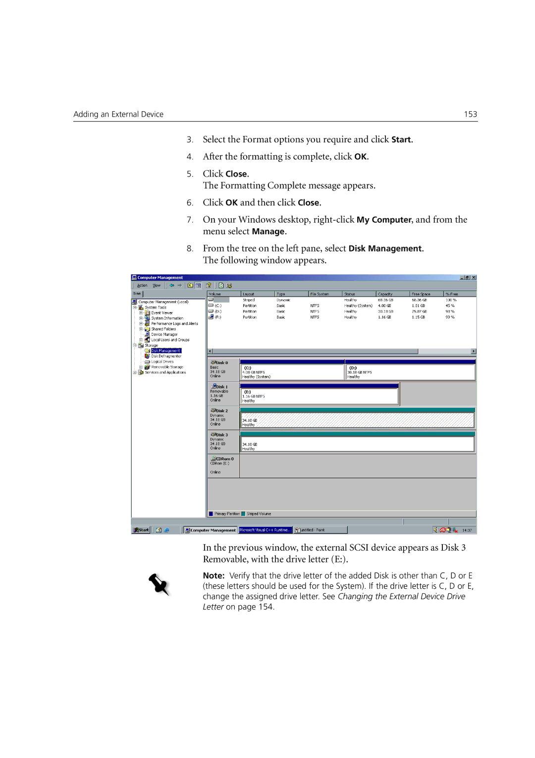 Xerox 6060 manual Adding an External Device 153 