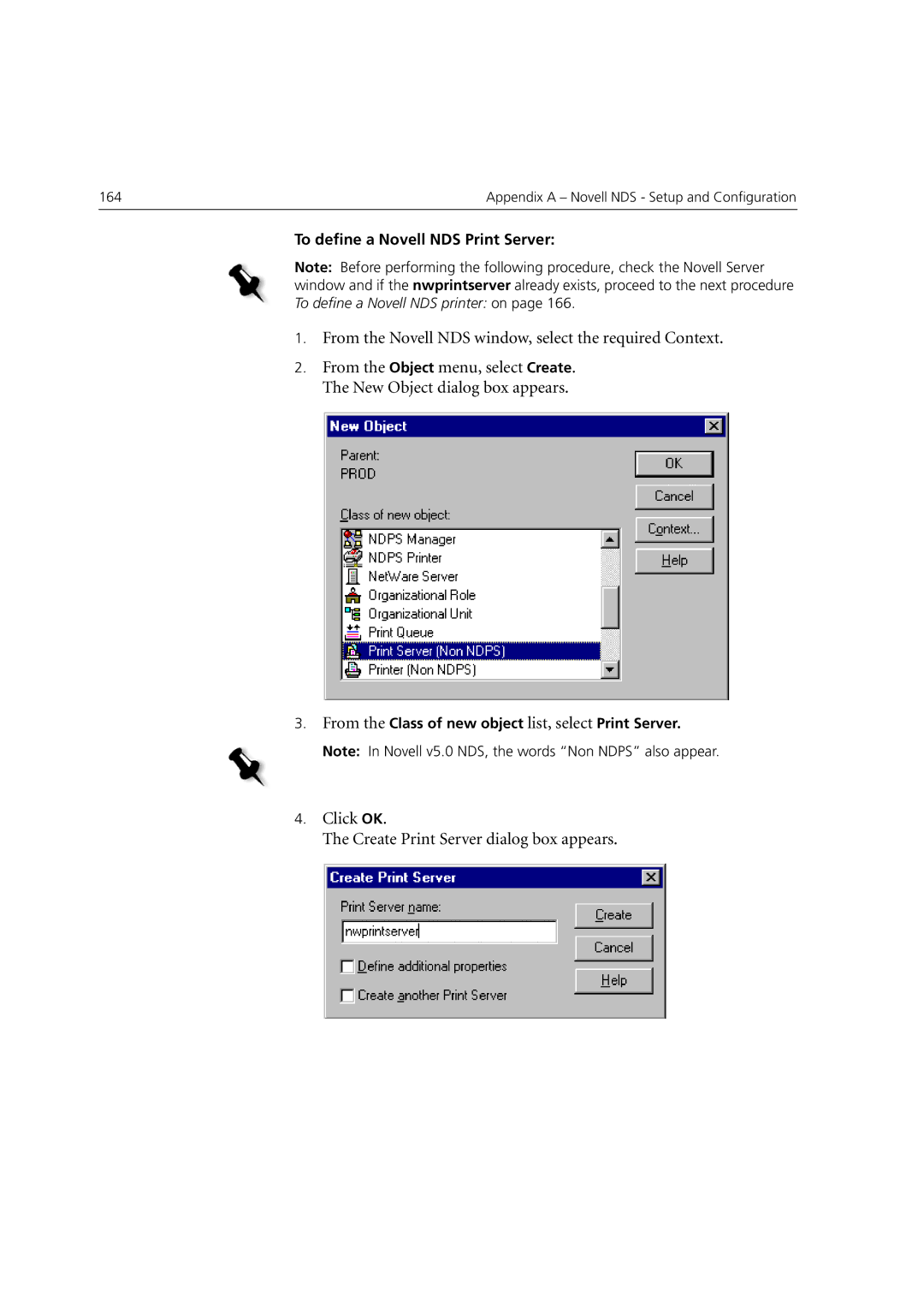 Xerox 6060 manual Click OK Create Print Server dialog box appears 