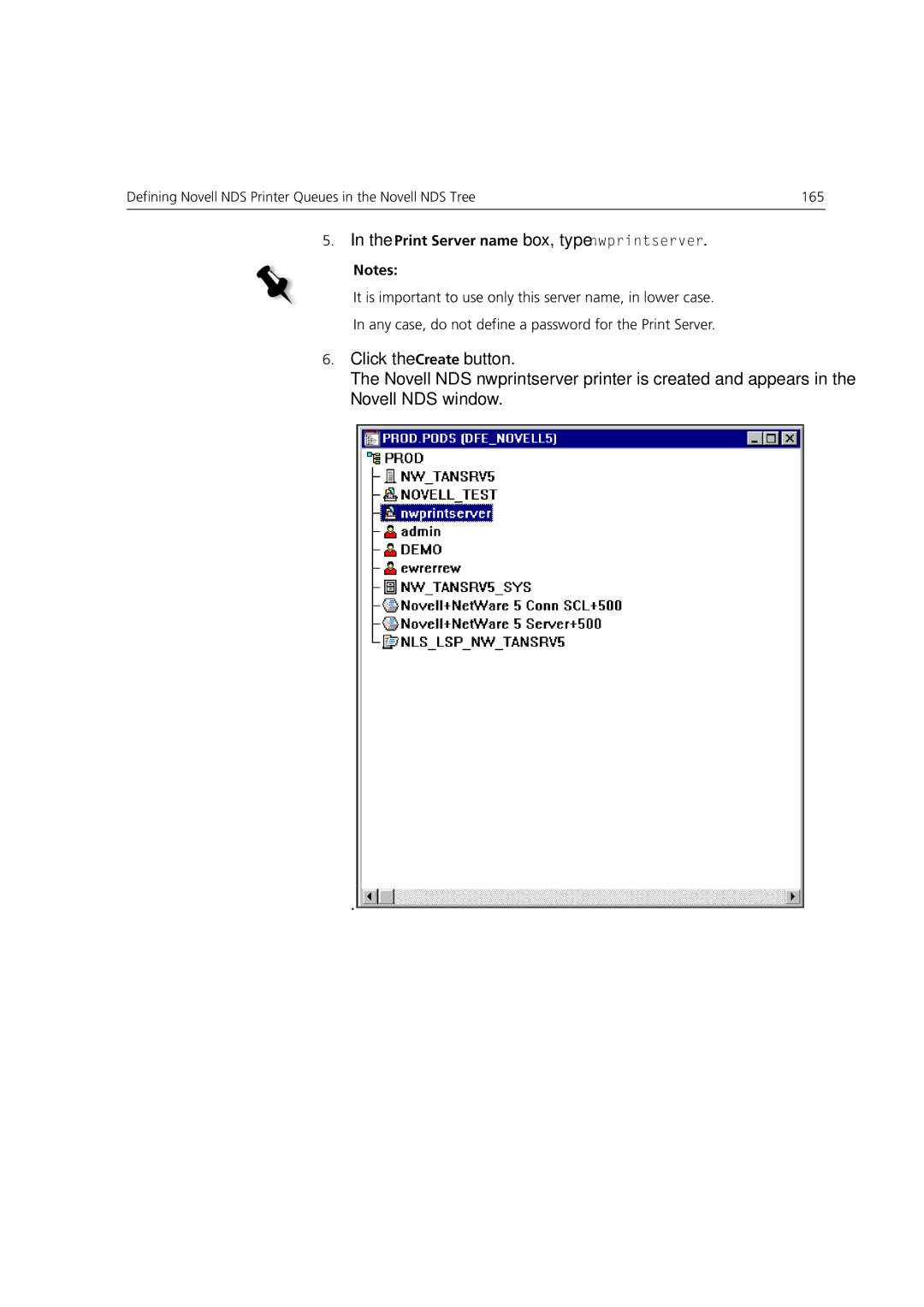 Xerox 6060 manual Print Server name box, type nwprintserver 