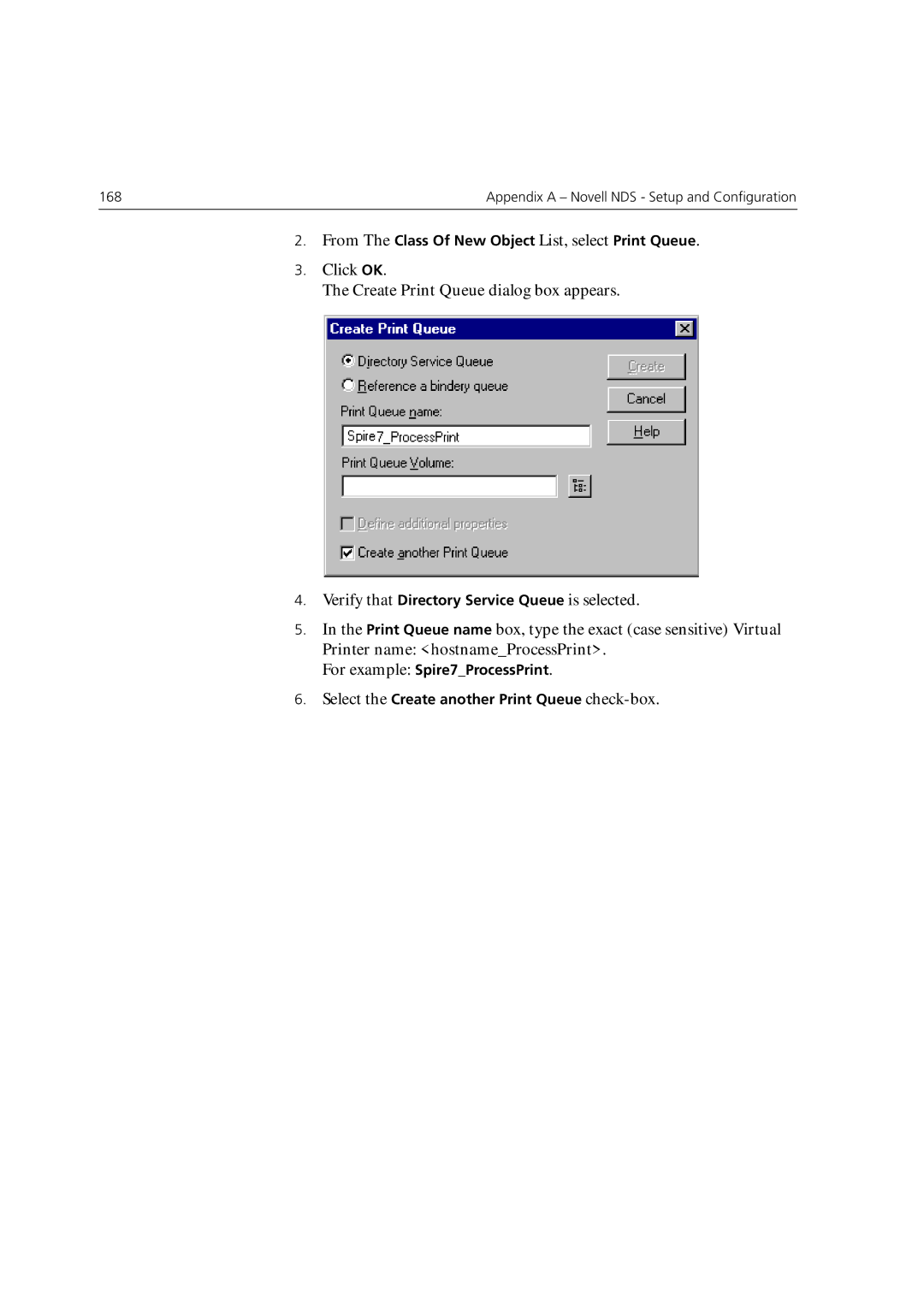 Xerox 6060 manual From The Class Of New Object List, select Print Queue 