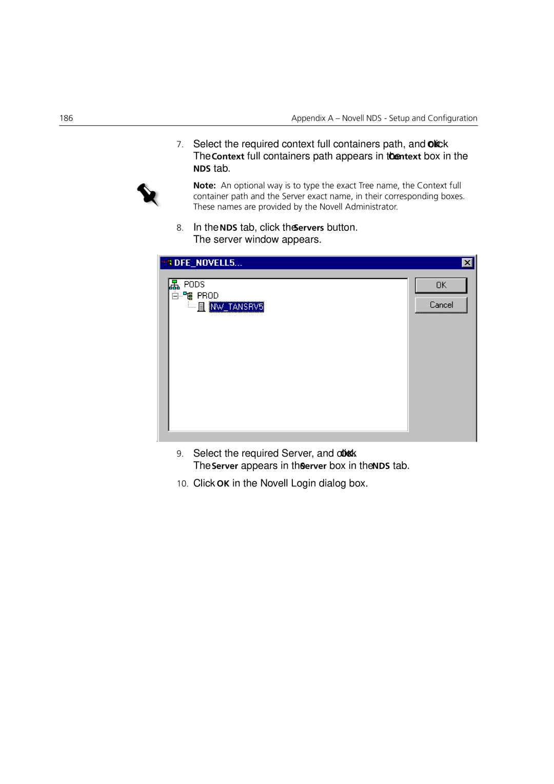 Xerox 6060 manual Appendix a Novell NDS Setup and Configuration 