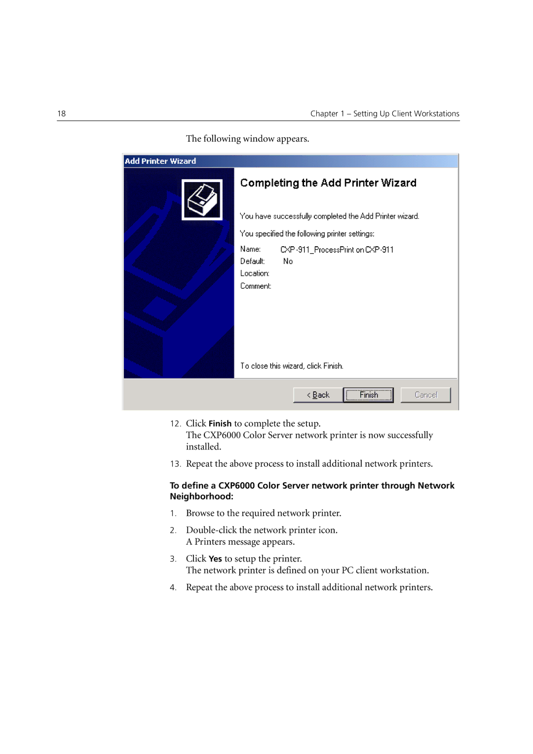 Xerox 6060 manual Setting Up Client Workstations 