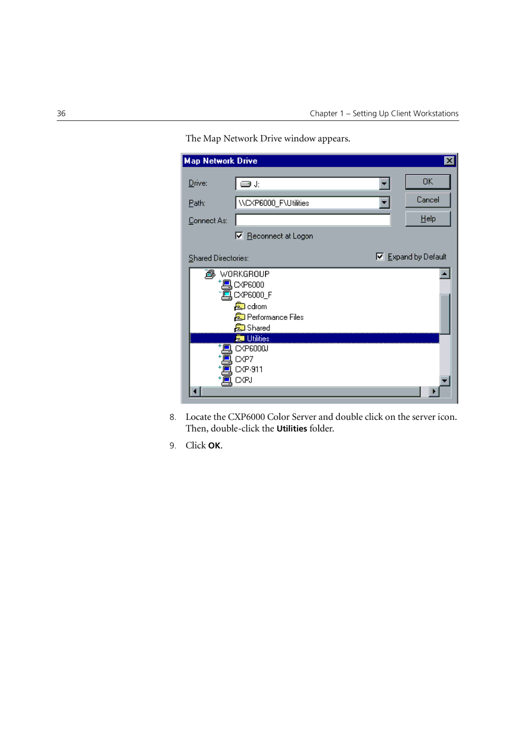 Xerox 6060 manual Setting Up Client Workstations 