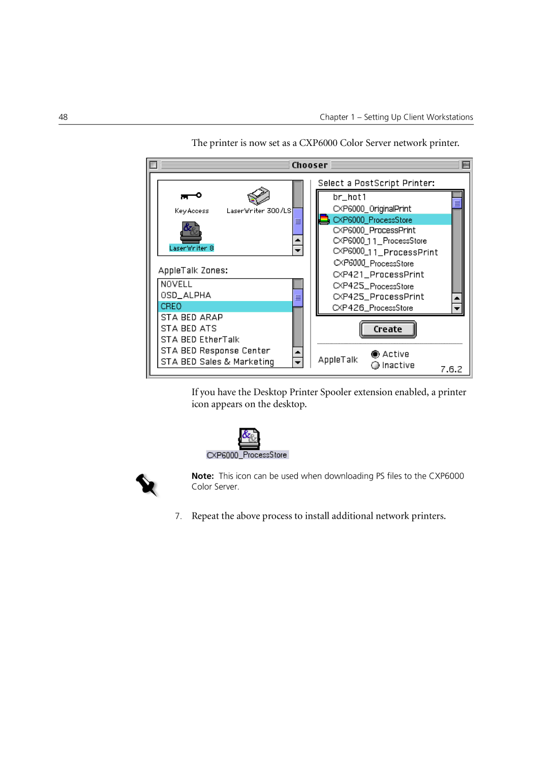 Xerox 6060 manual Color Server 