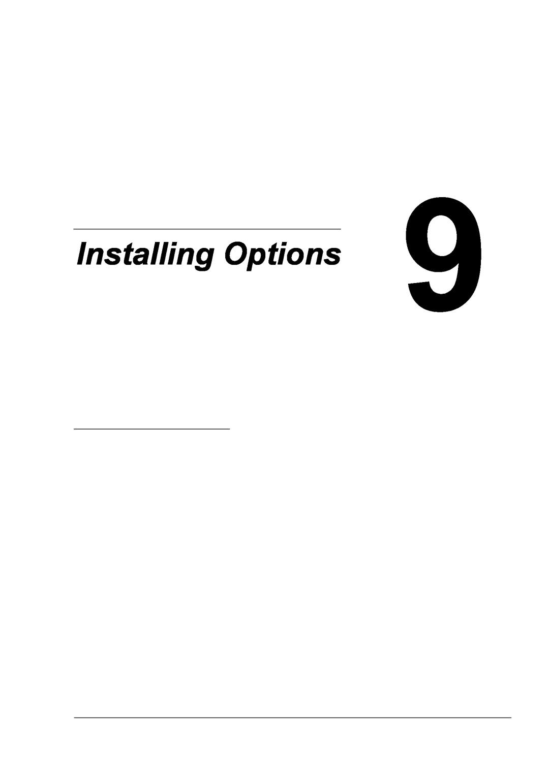 Xerox 6120 manual Installing Options 