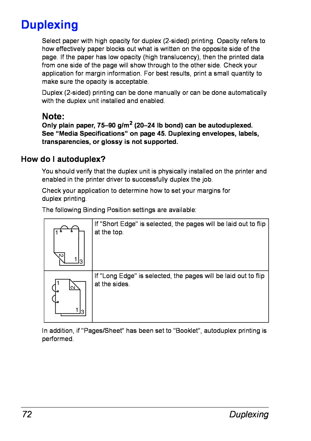 Xerox 6120 manual Duplexing, How do I autoduplex? 