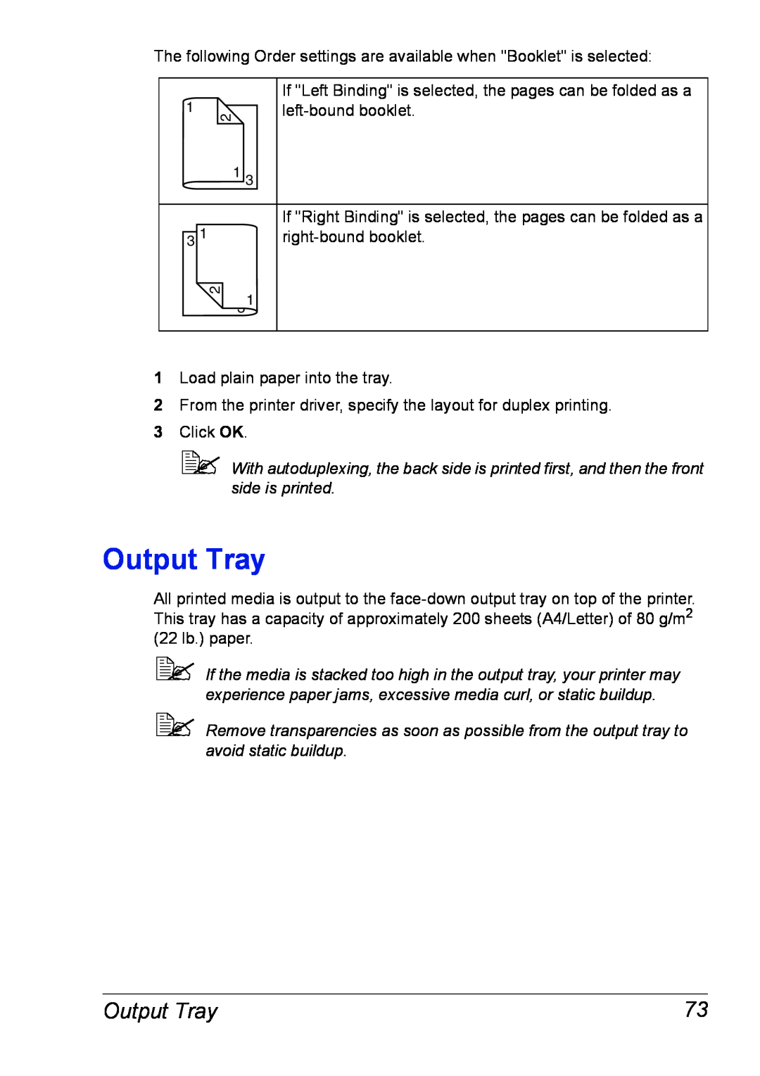 Xerox 6120 manual Output Tray 