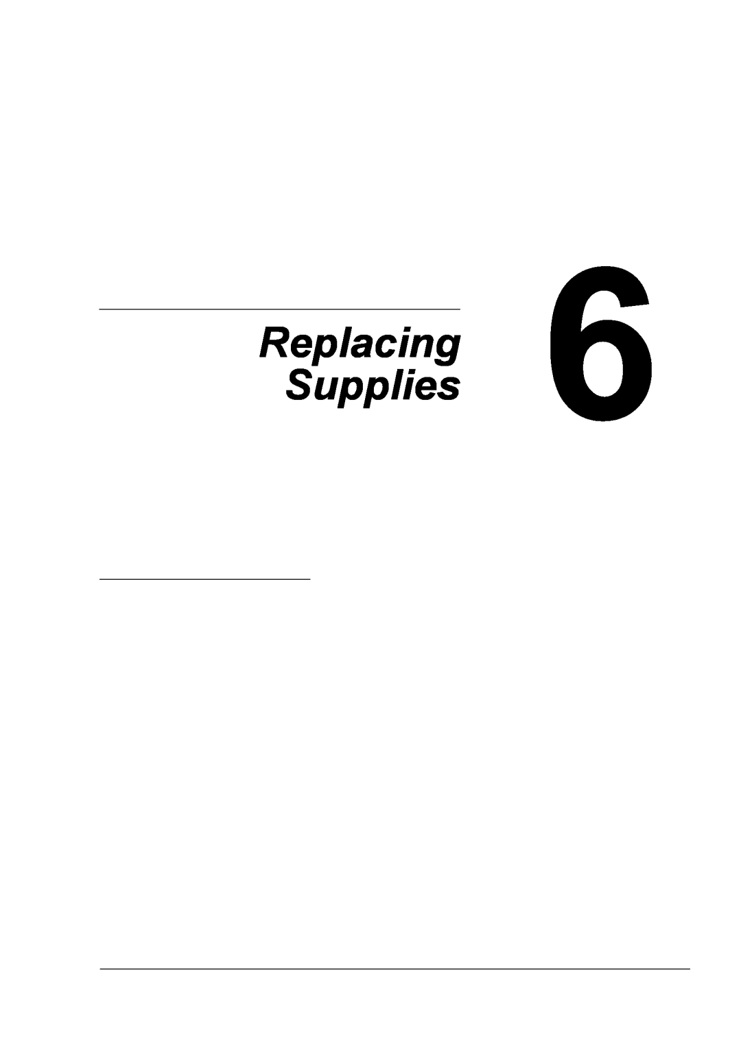Xerox 6120 manual Replacing Supplies 