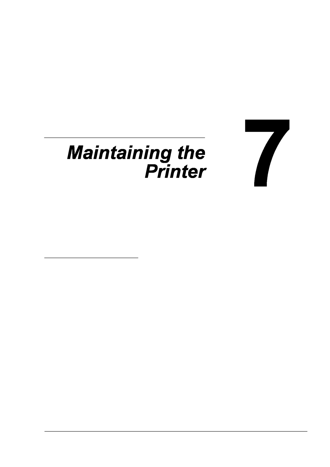 Xerox 6120 manual Maintaining the Printer 