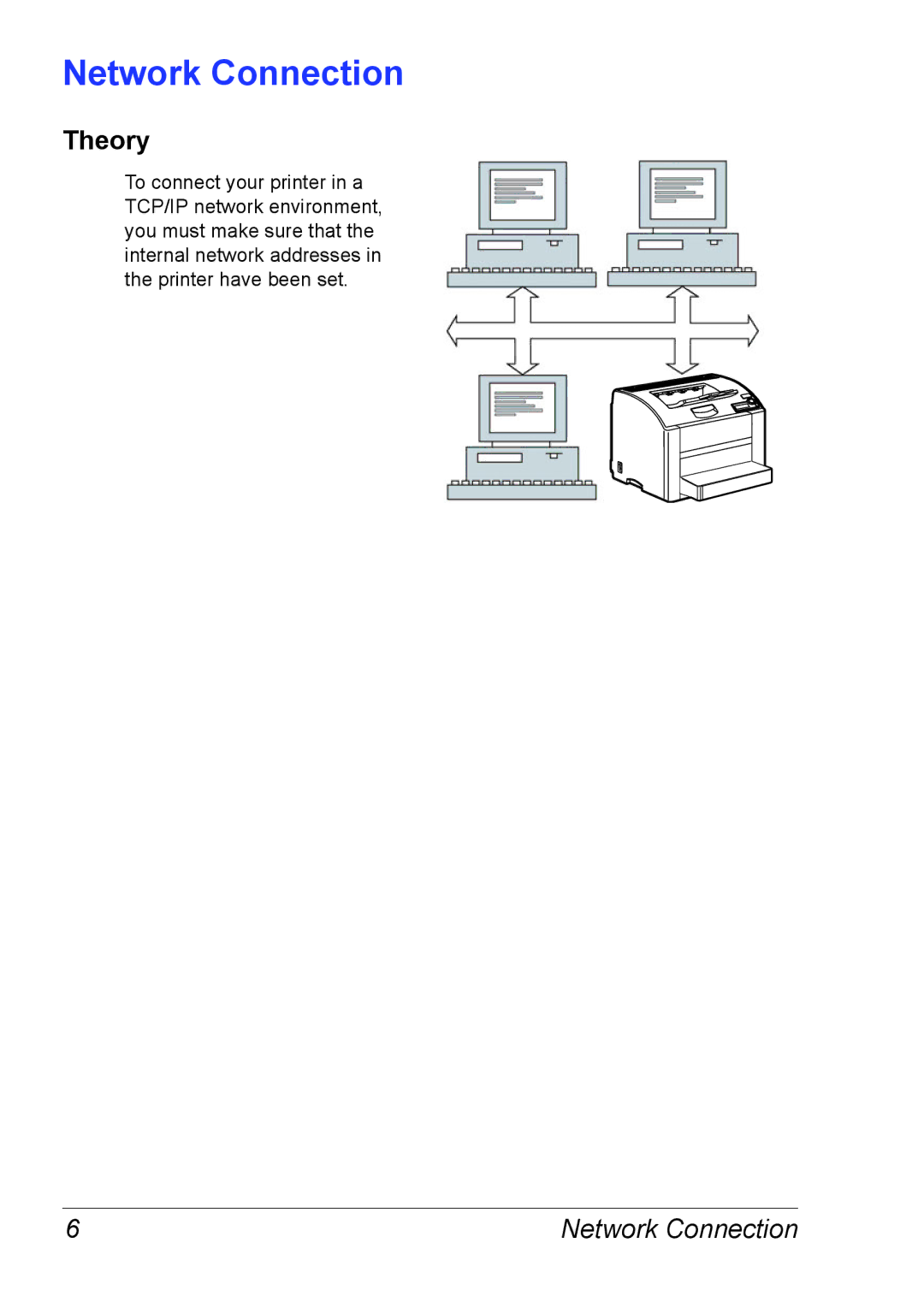 Xerox 6120 manual Network Connection, Theory 