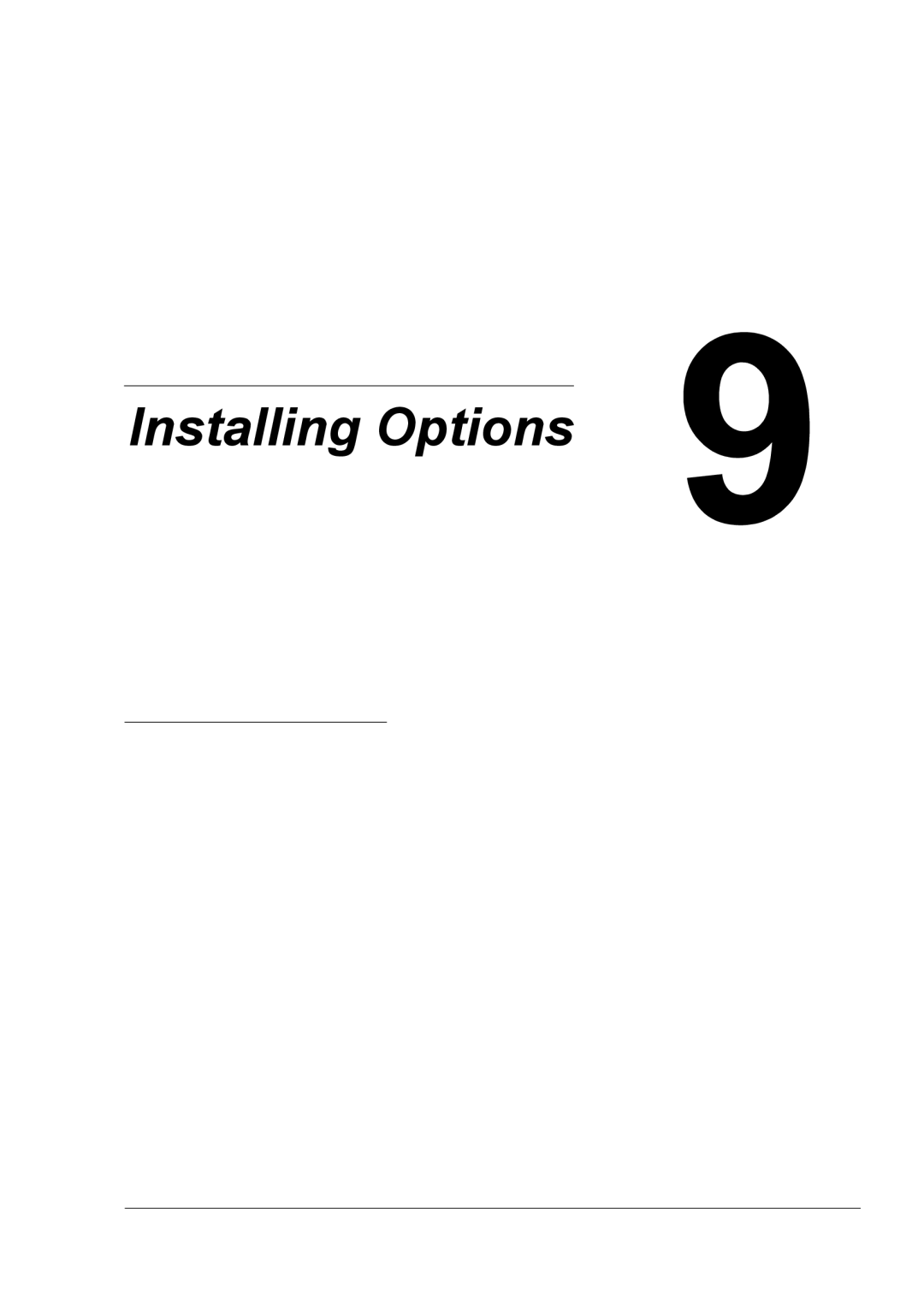 Xerox 6120 manual Installing Options 