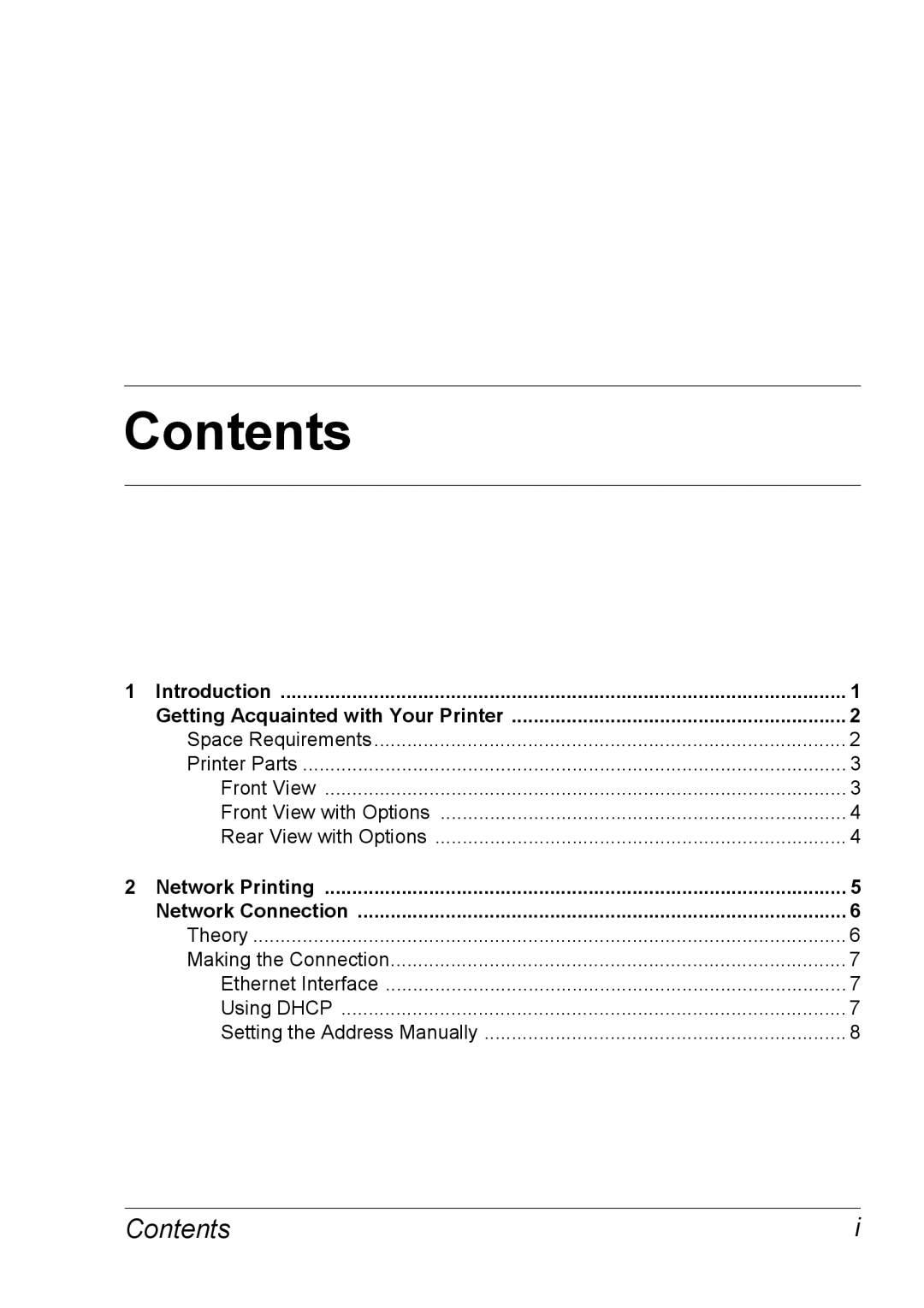 Xerox 6120 manual Contents 