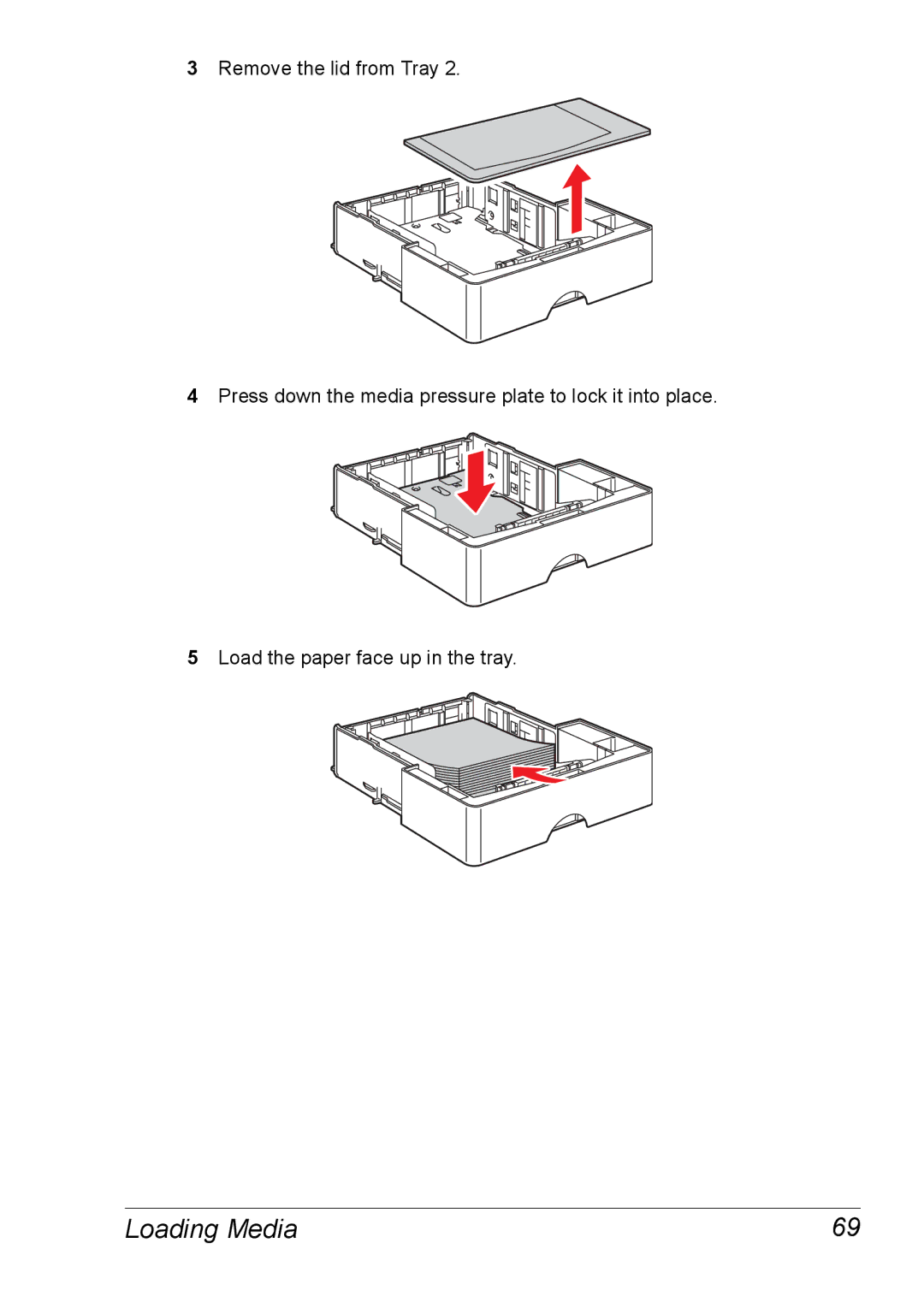 Xerox 6120 manual Loading Media 