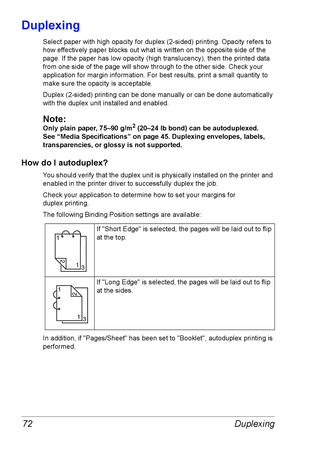 Xerox 6120 manual Duplexing, How do I autoduplex? 