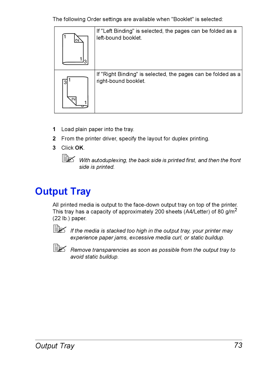 Xerox 6120 manual Output Tray 