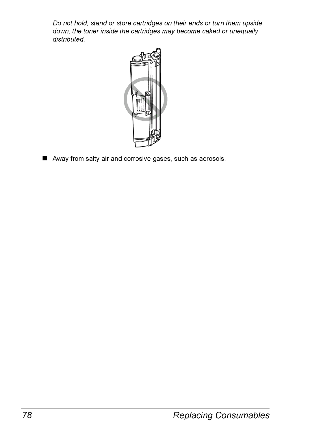 Xerox 6120 manual „ Away from salty air and corrosive gases, such as aerosols 