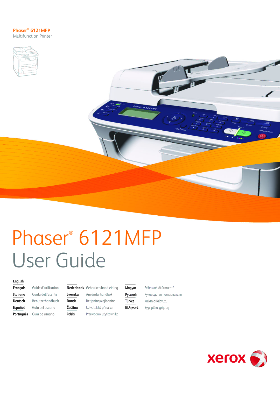 Xerox manual Phaser 6121MFP 