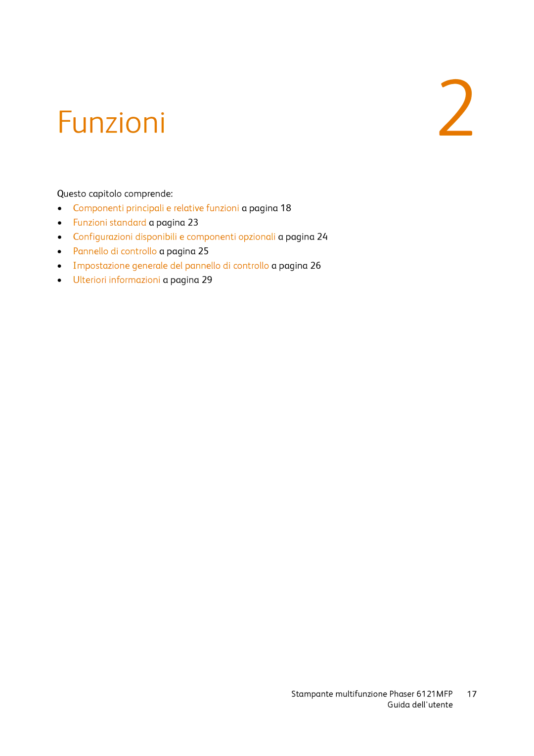 Xerox 6121MFP manual Funzioni2 