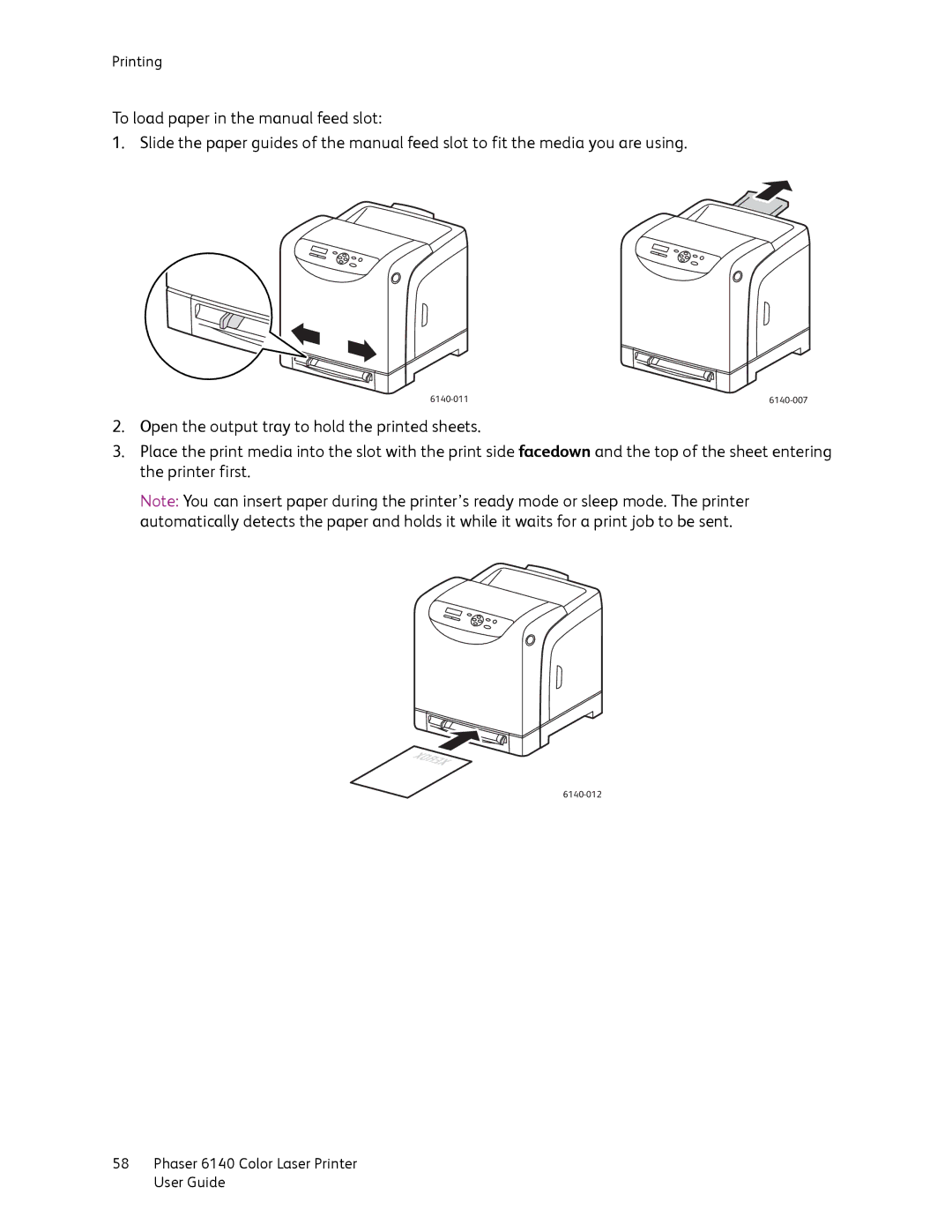 Xerox manual 6140-011 6140-007 