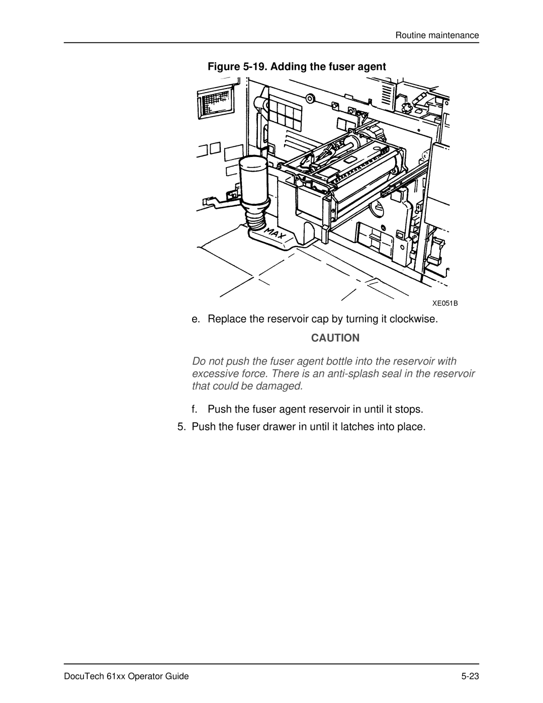 Xerox 61xx manual Adding the fuser agent 