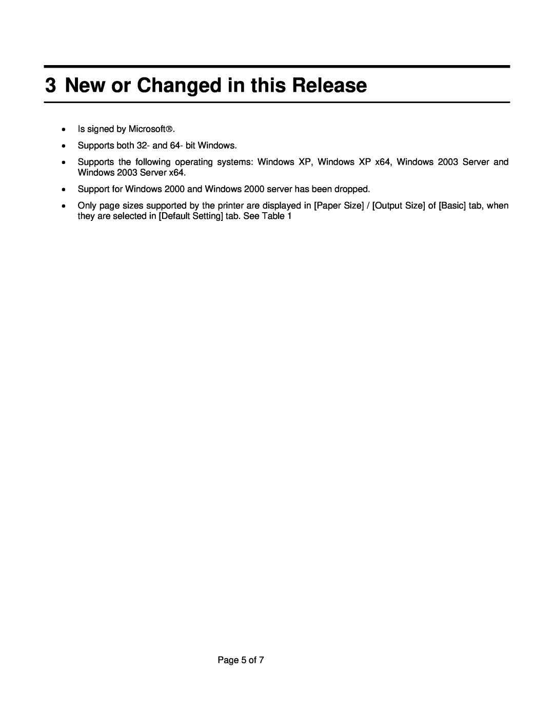 Xerox 6204 manual New or Changed in this Release 