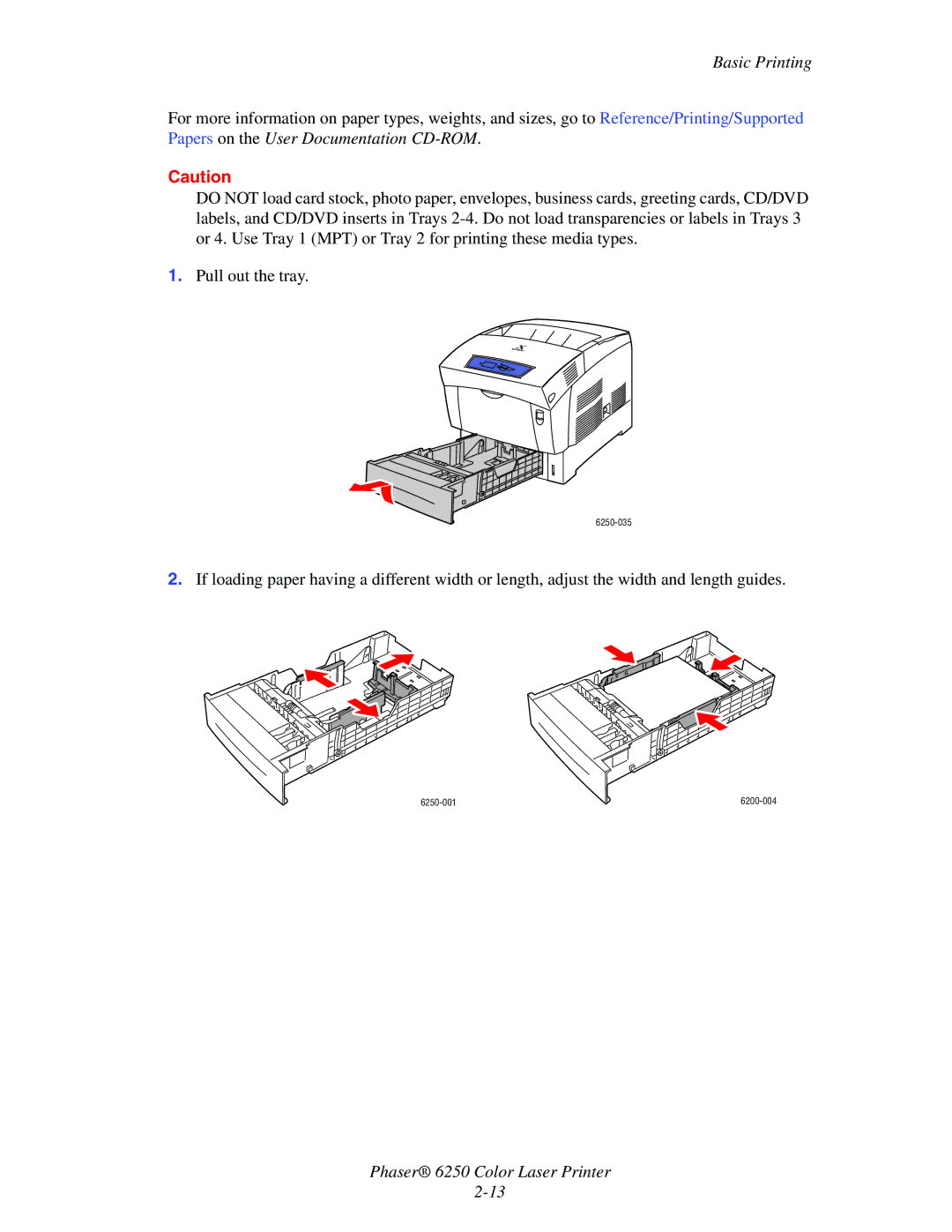 Xerox manual 6250-035 