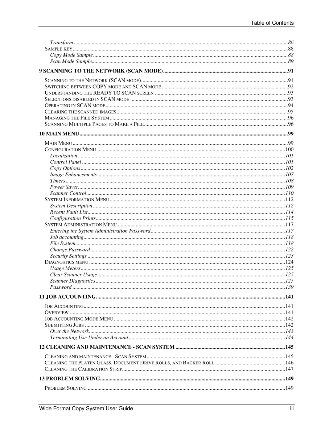 Xerox 5101, 6279 manual 141 