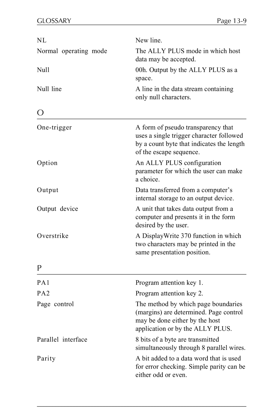 Xerox 6287 user manual PA1, PA2 