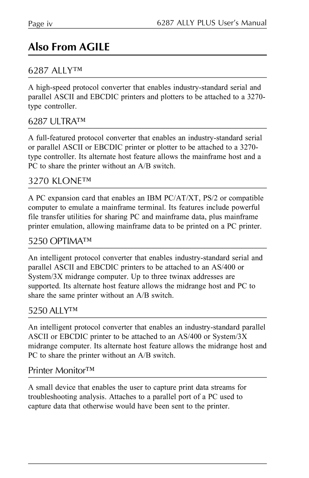 Xerox 6287 user manual Also From Agile 