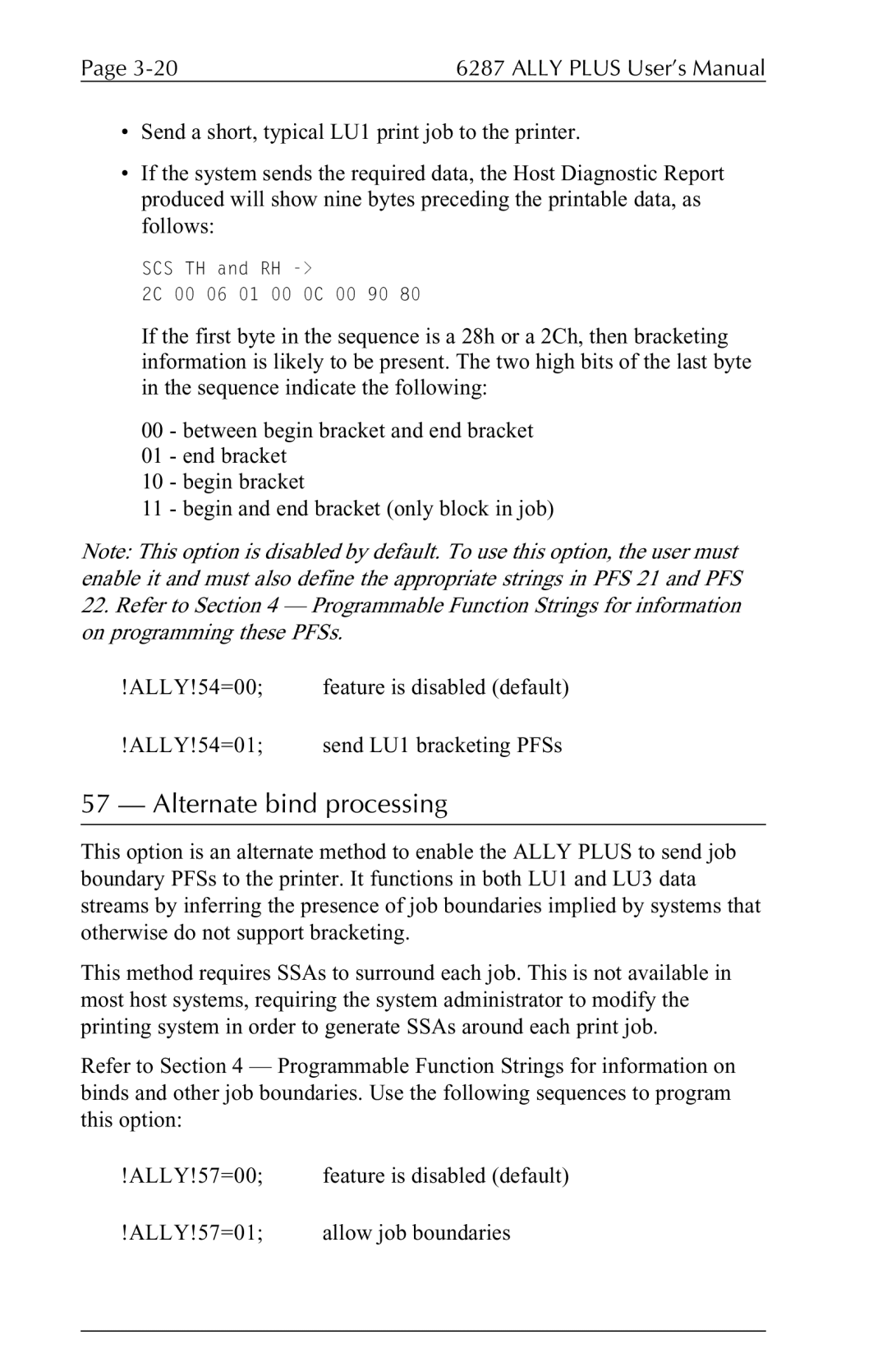 Xerox 6287 user manual Alternate bind processing 