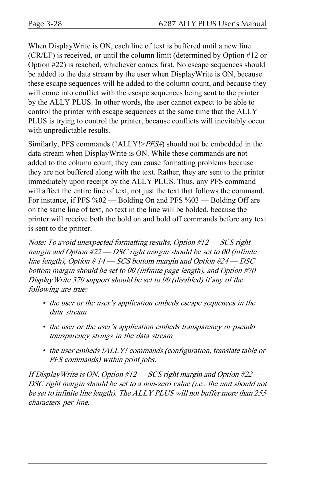 Xerox 6287 user manual Ally Plus User’s Manual 