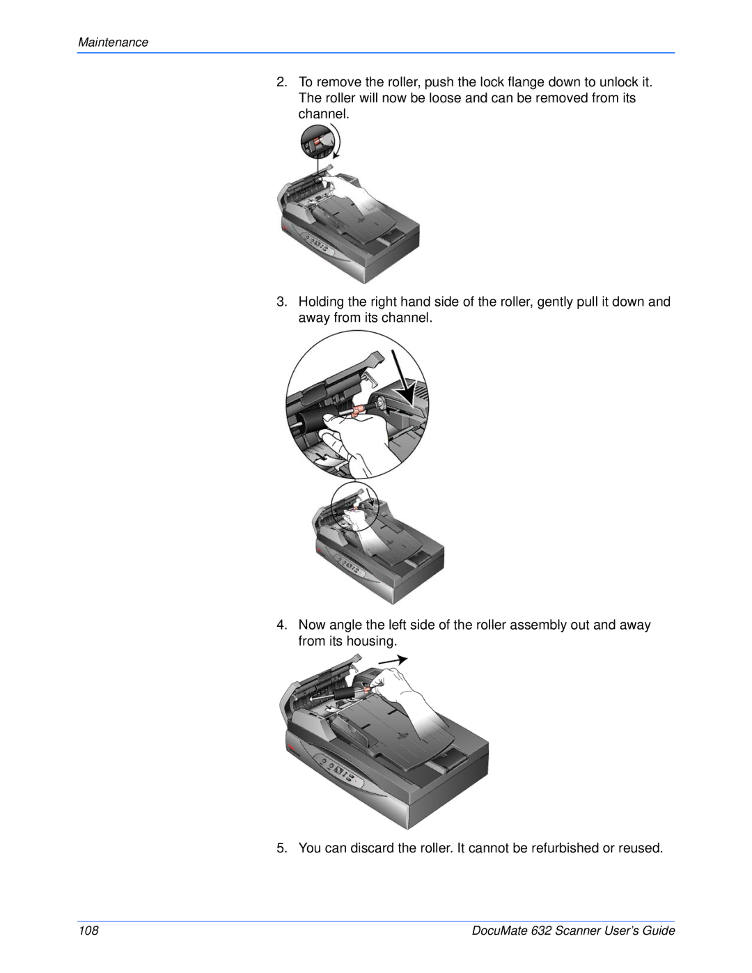 Xerox manual DocuMate 632 Scanner User’s Guide 