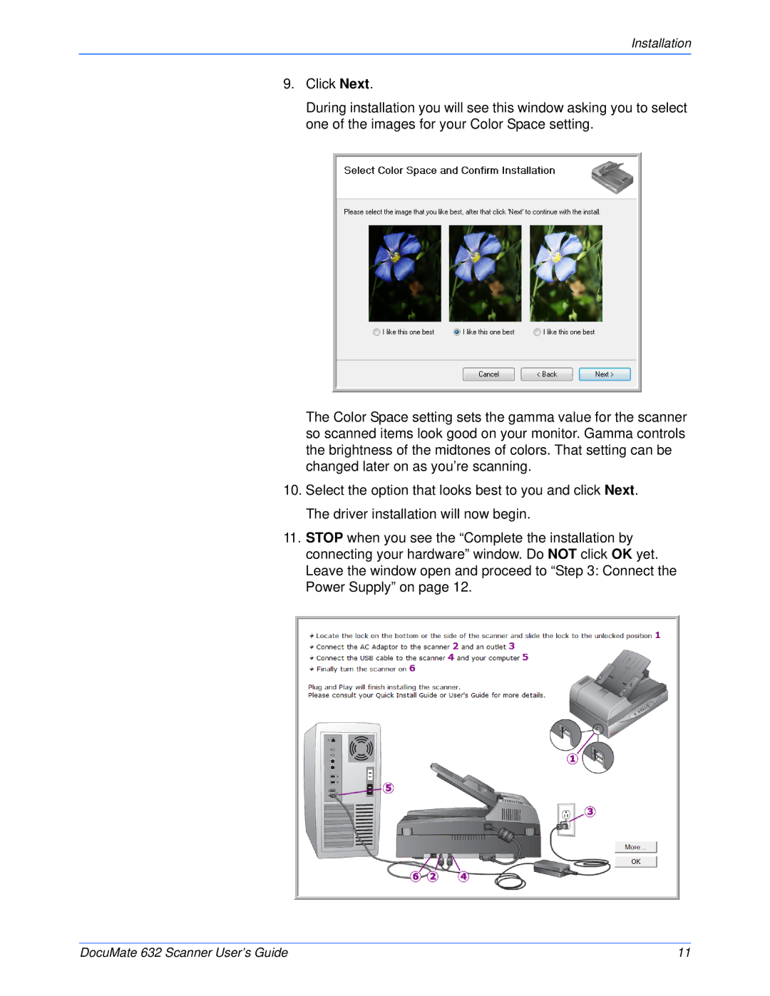 Xerox 632 manual Installation 