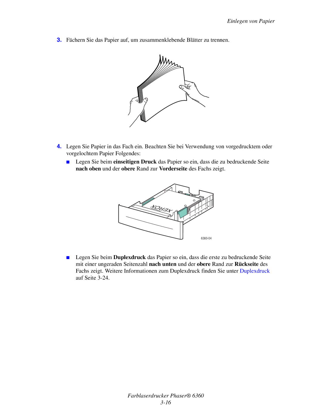 Xerox 6360 manual  