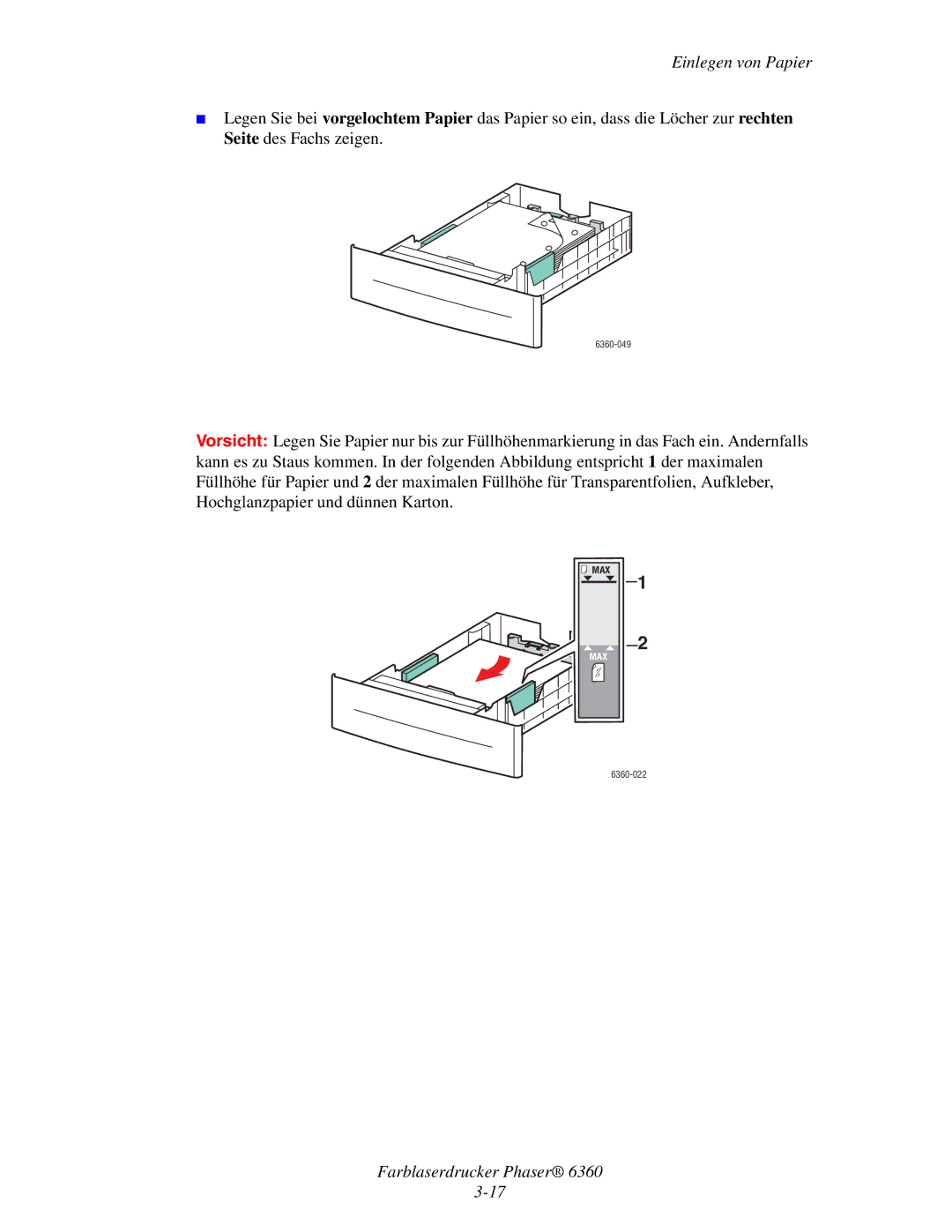 Xerox 6360 manual  