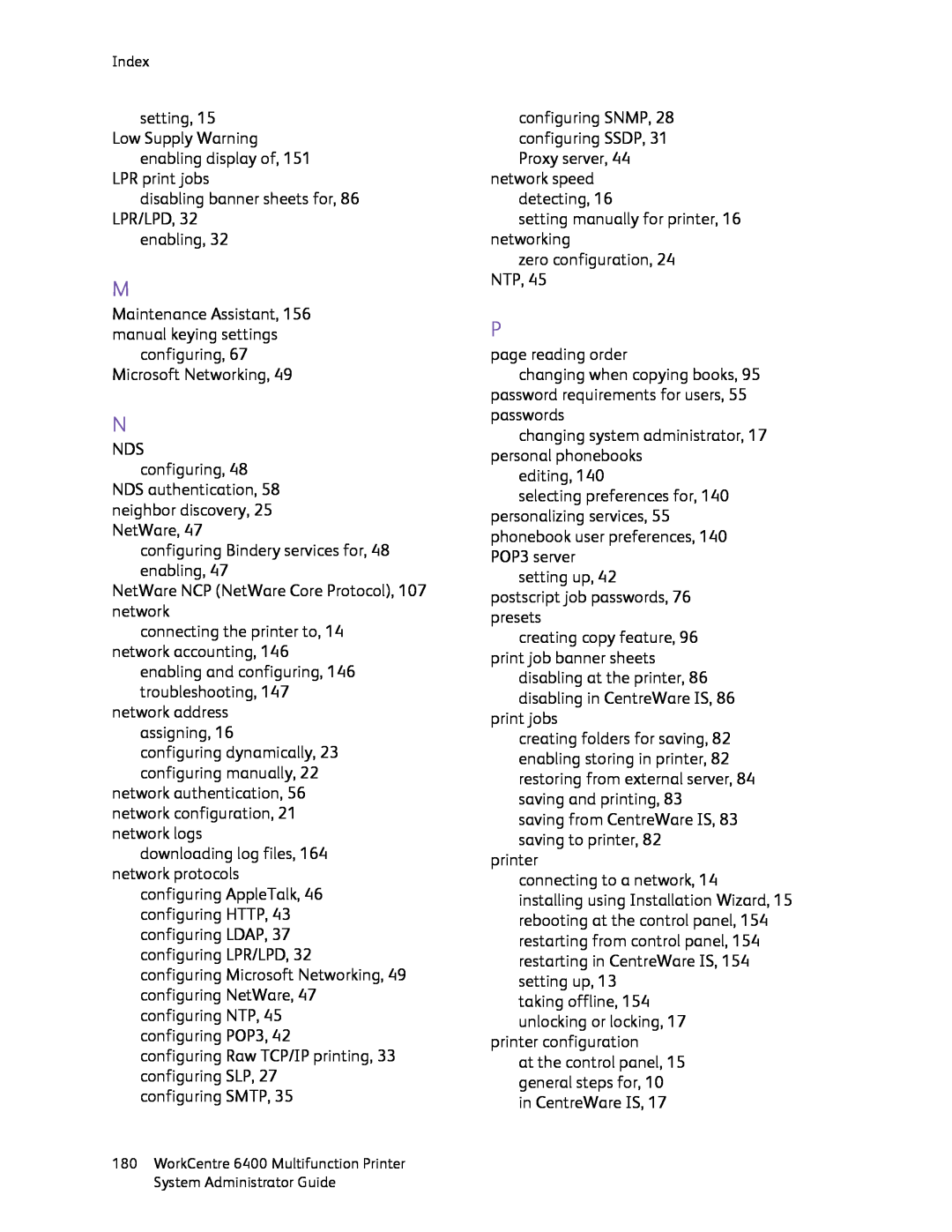 Xerox 6400 manual 