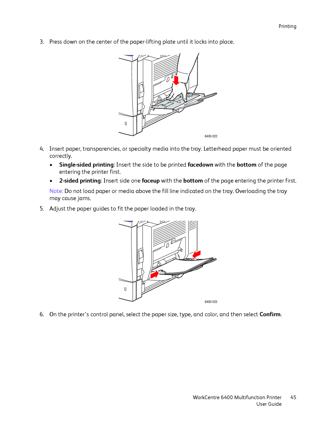 Xerox manual 6400-022 